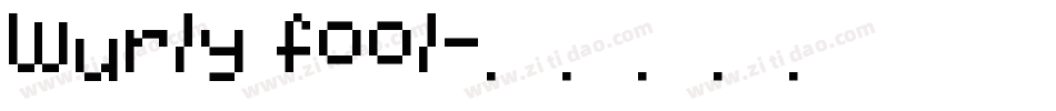 Wurly fool字体转换